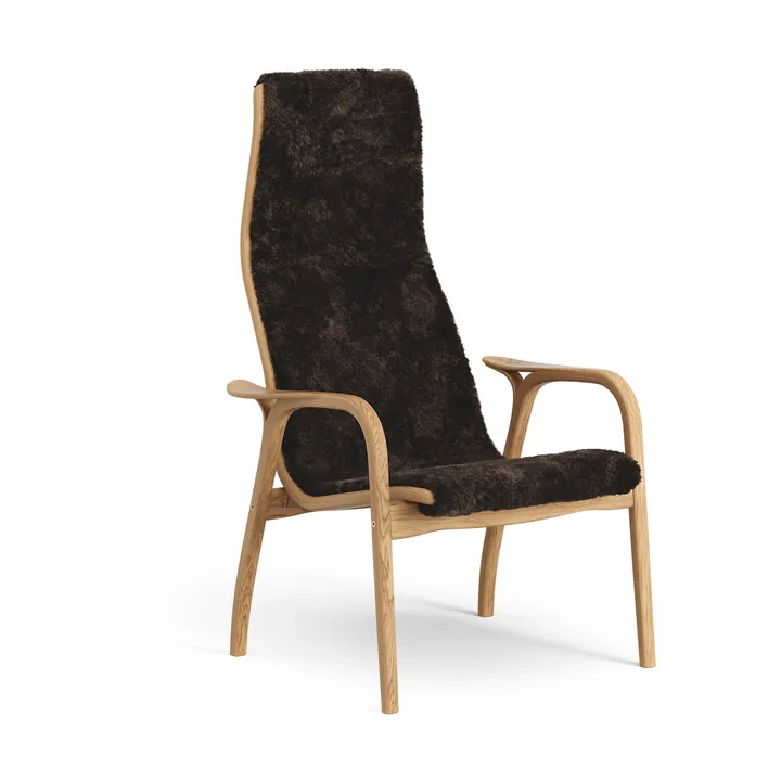 Lamino armchair - Sheepskin Espresso-oiled oak - Swedese