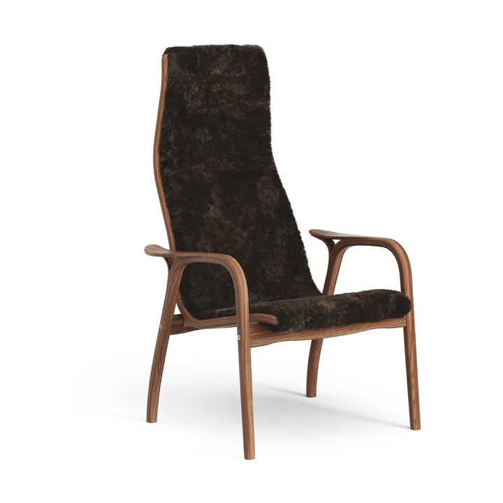 Lamino armchair - Sheepskin Espresso-oiled walnut - Swedese