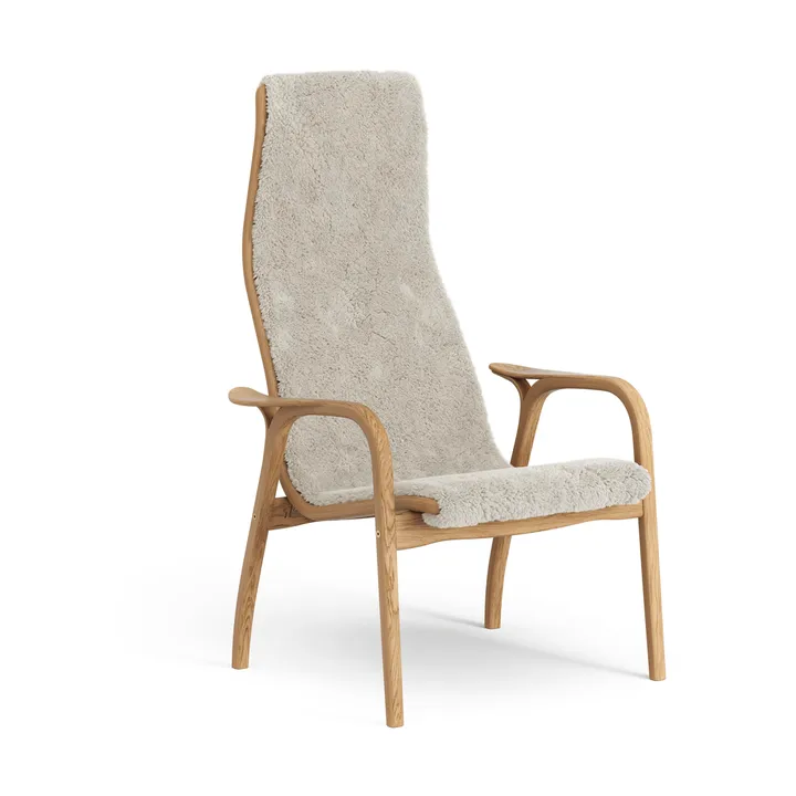 Lamino armchair - Sheepskin Moonlight-oiled oak - Swedese