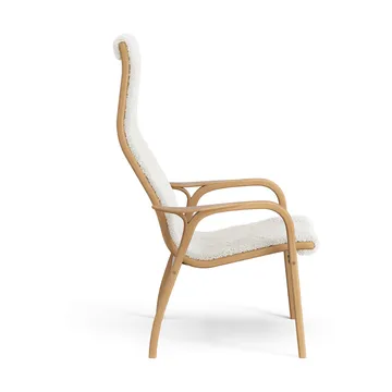 Lamino armchair - Sheepskin Off white-oiled oak - Swedese