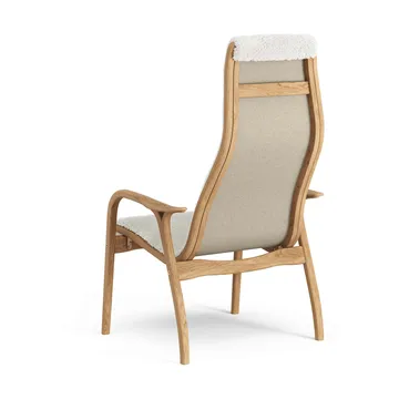 Lamino armchair - Sheepskin Off white-oiled oak - Swedese