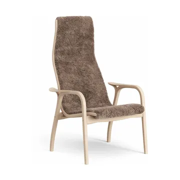 Lamino armchair - Sheepskin Sahara-lacquered beech - Swedese