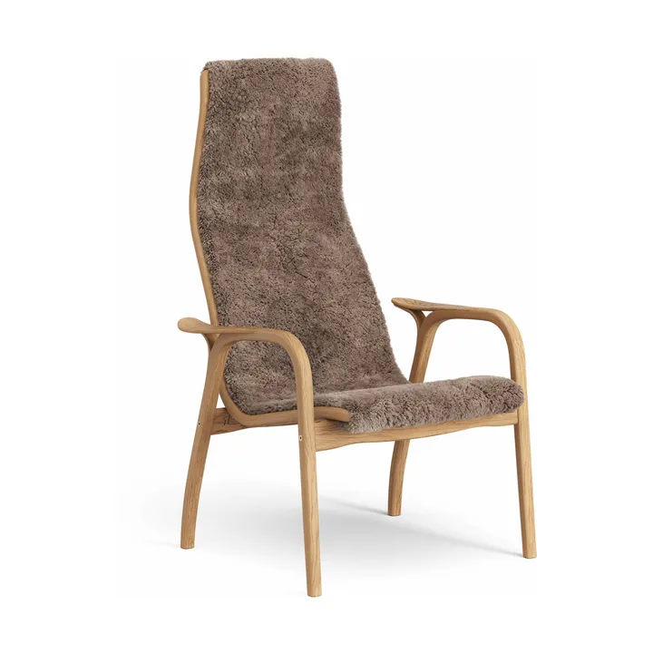 Lamino armchair - Sheepskin Sahara-oiled oak - Swedese