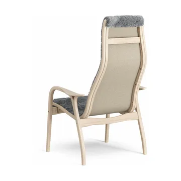 Lamino armchair - Sheepskin Scandinavian grey-white pigmented oak - Swedese