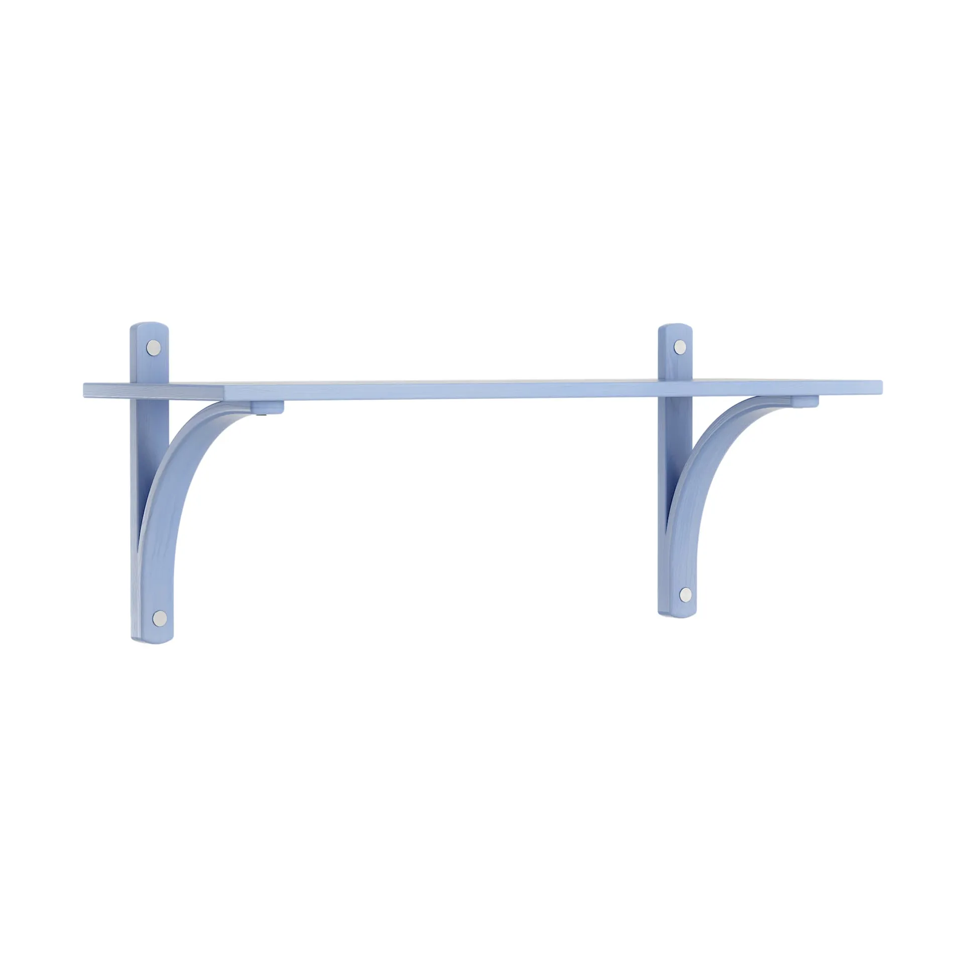 Levi shelf 1 shelf level, ILKE Blue-aluminium, 90 cm Swedese