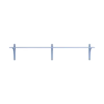 Levi shelf 1 shelf level - ILKE Blue-brass, 180 cm - Swedese