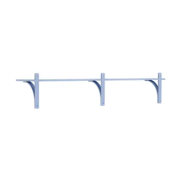 Levi shelf 1 shelf level - ILKE Blue-brass, 180 cm - Swedese