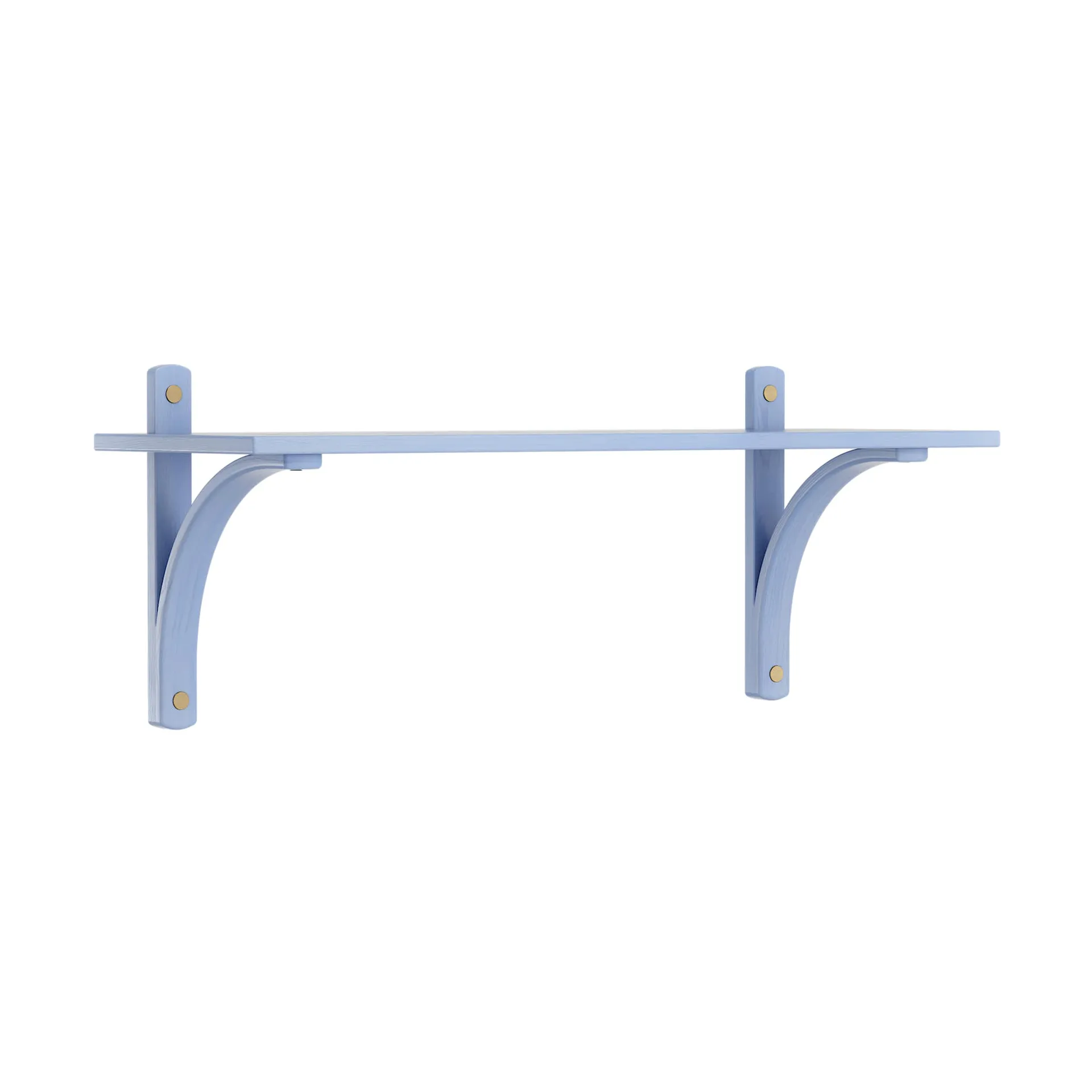 Levi shelf 1 shelf level, ILKE Blue-brass, 90 cm Swedese
