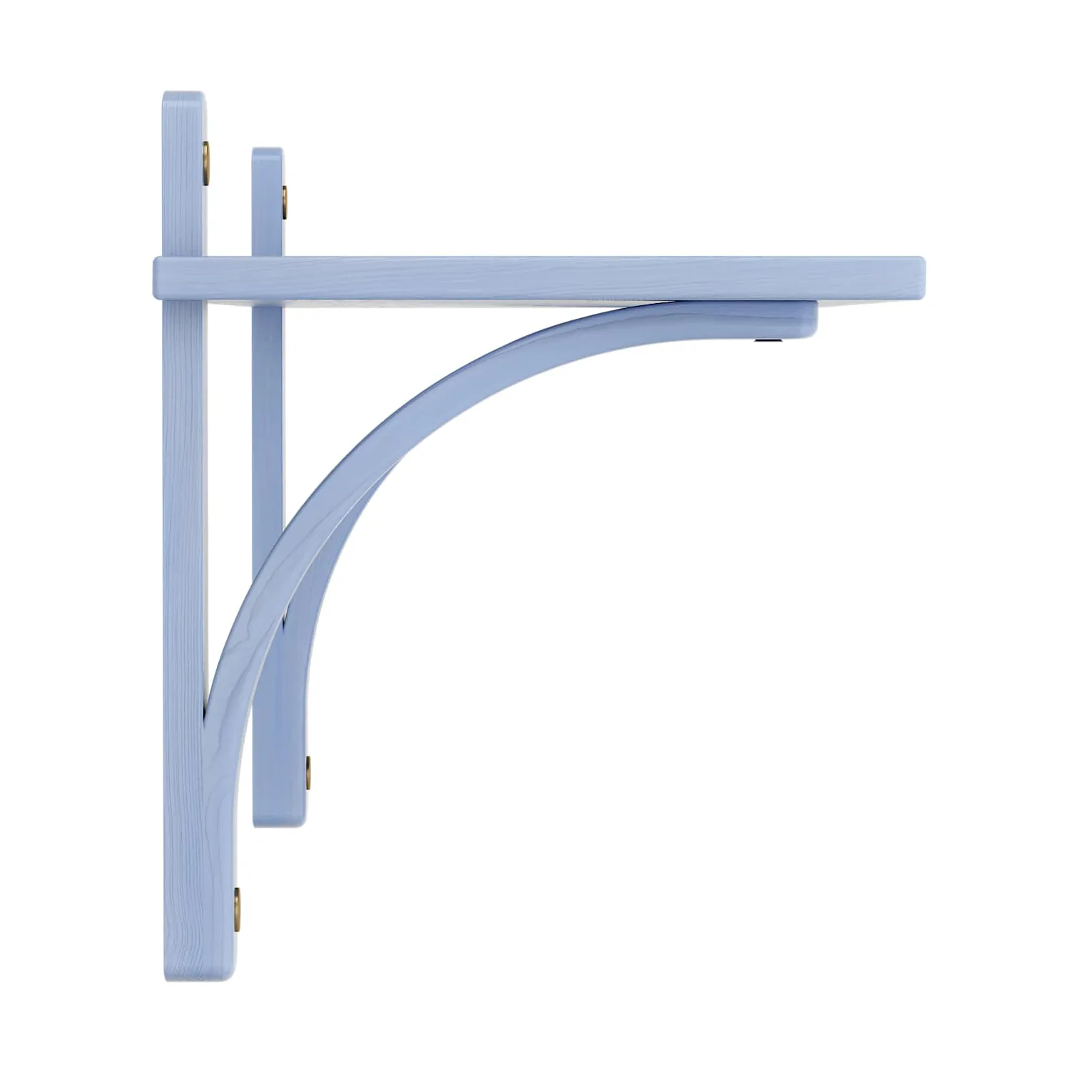 Levi shelf 1 shelf level, ILKE Blue-brass, 90 cm Swedese