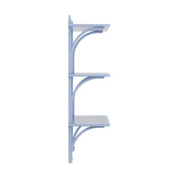 Levi shelf 3 shelves - ILKE Blue-brass, 90 cm - Swedese