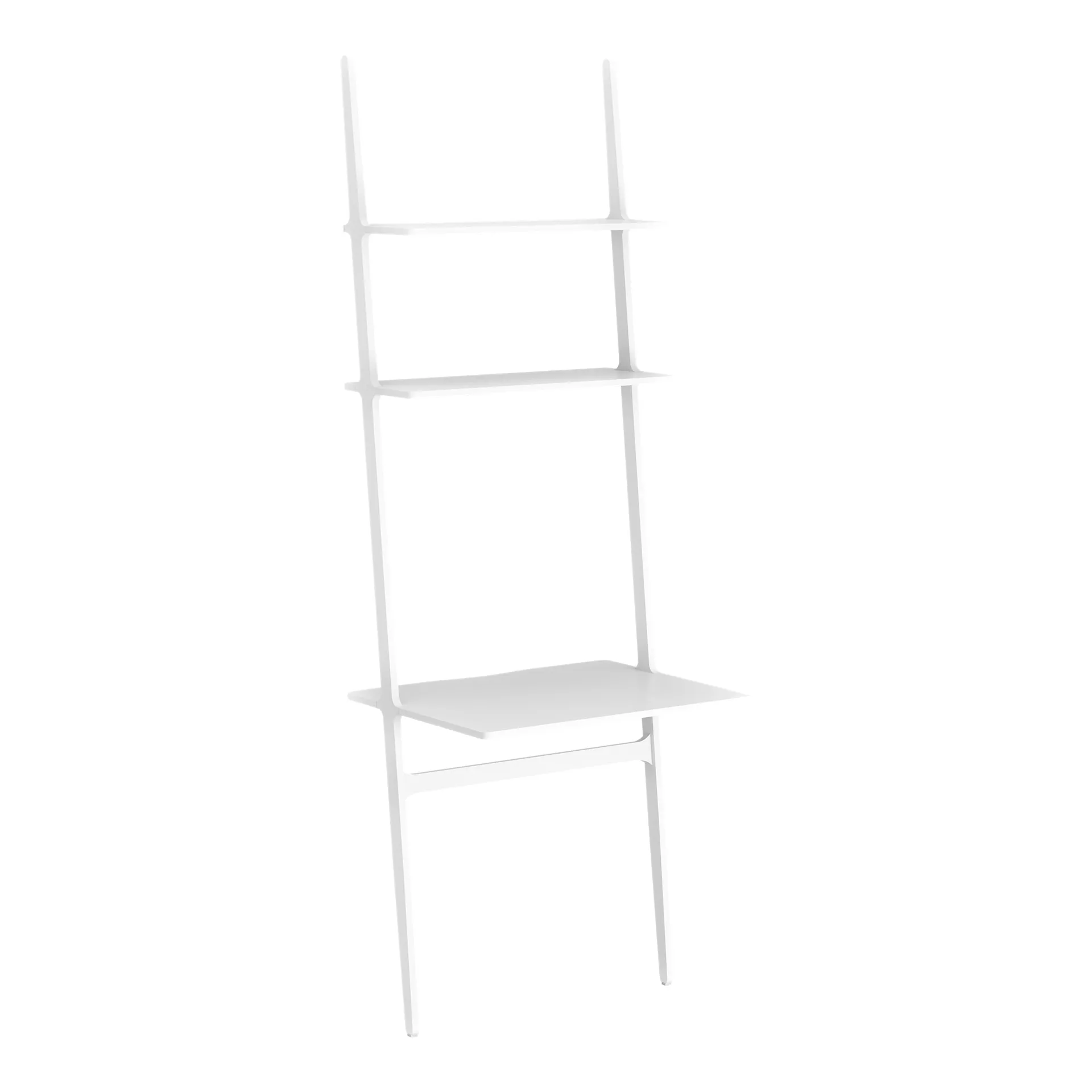 Libri writing table, Ash White glazed Swedese