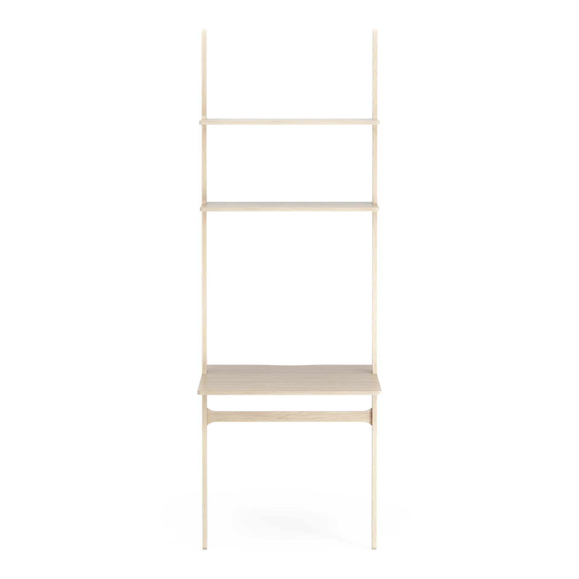 Libri writing table, Oak white pigmented Swedese