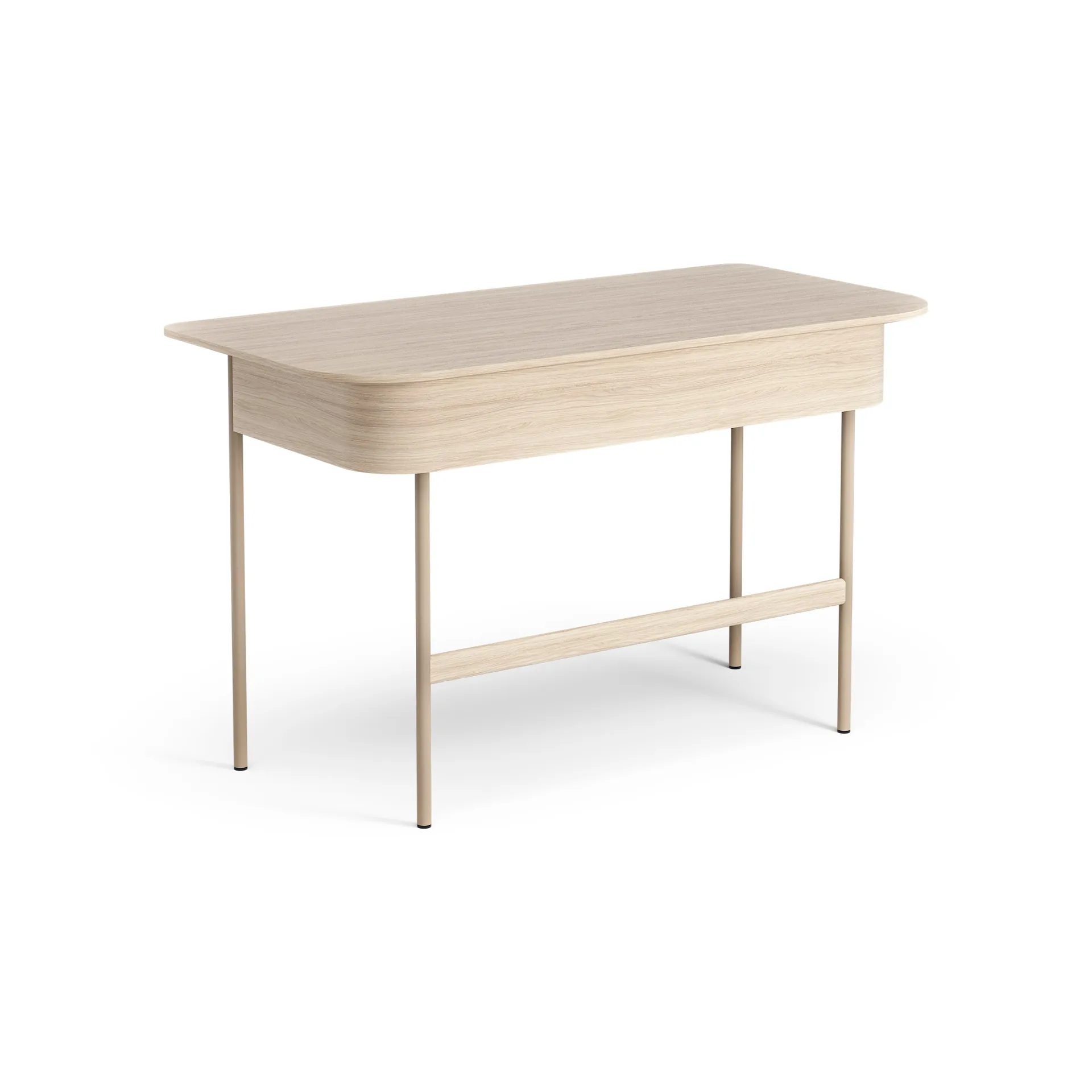 Luna desk, Oak white-pigmented Swedese