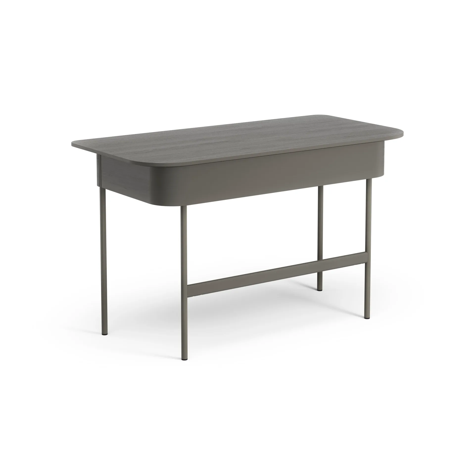 Luna desk with drawer, Oak orkan grey Swedese