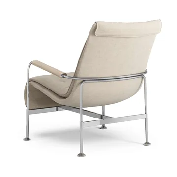 Serpentine armchair - Fabric Romo Linara Rye-chrome - Swedese
