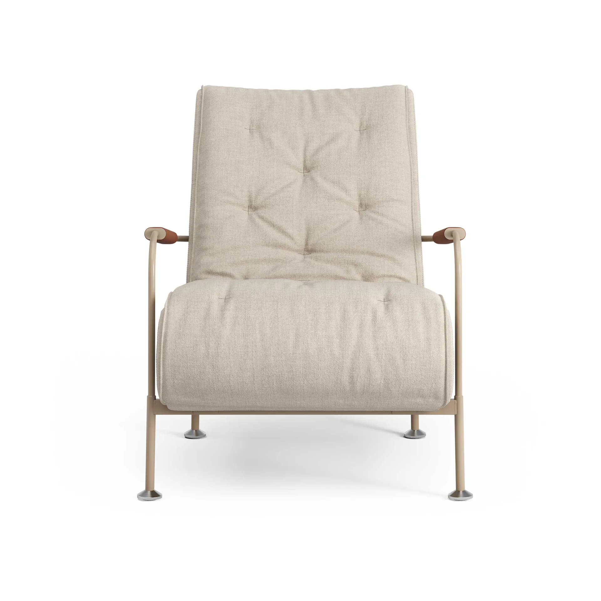Serpentine armchair, Fabric Romo Linara Rye-nutmeg-tärnsjö Cognac Swedese