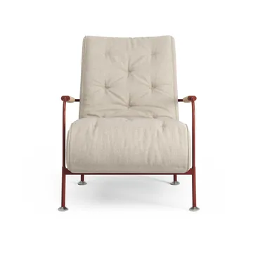Serpentine armchair - Fabric Romo Linara Rye-red-tärnsjö Nature - Swedese
