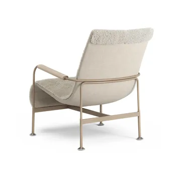 Serpentine armchair - Sheepskin Moonlight-nutmeg - Swedese