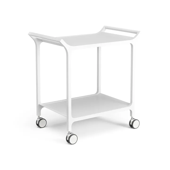 Teatime serving trolley - Ash White glazed - Swedese