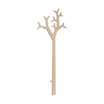 Tree wall wall-mounted coat rack Special Edition 194 cm - White pigmented pine - Swedese