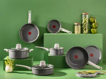 Renew ON frying pan set 2 pieces - Grey - Tefal