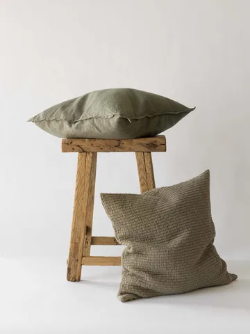 Brick pillowcase 50x50 cm - Olive - Tell Me More
