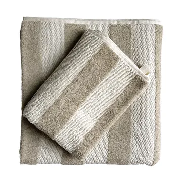 Cleo bath towel 70x140 cm - Beige - Tell Me More