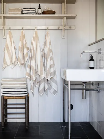 Cleo bath towel 70x140 cm - Beige - Tell Me More