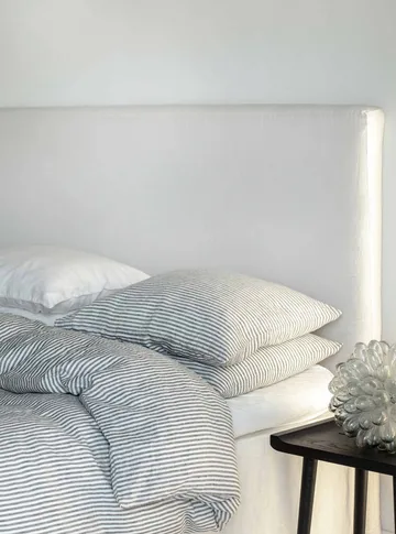 Duvet cover linen 150x200 cm - Grey/white - Tell Me More