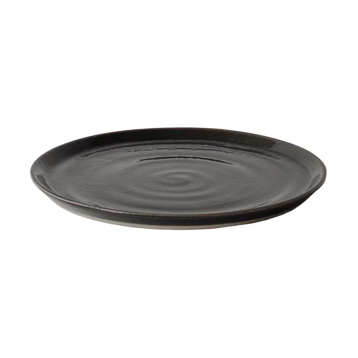 Fenix plate Ø19 cm - Brown-black - Tell Me More