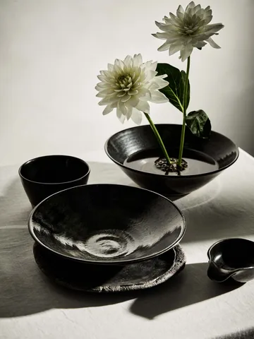 Fenix serving bowl large Ø28.5 cm - Brown-black - Tell Me More