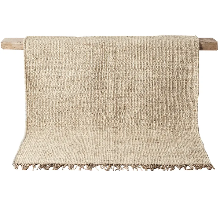 Hemp rug bleached (beige) - 140x200 cm - Tell Me More