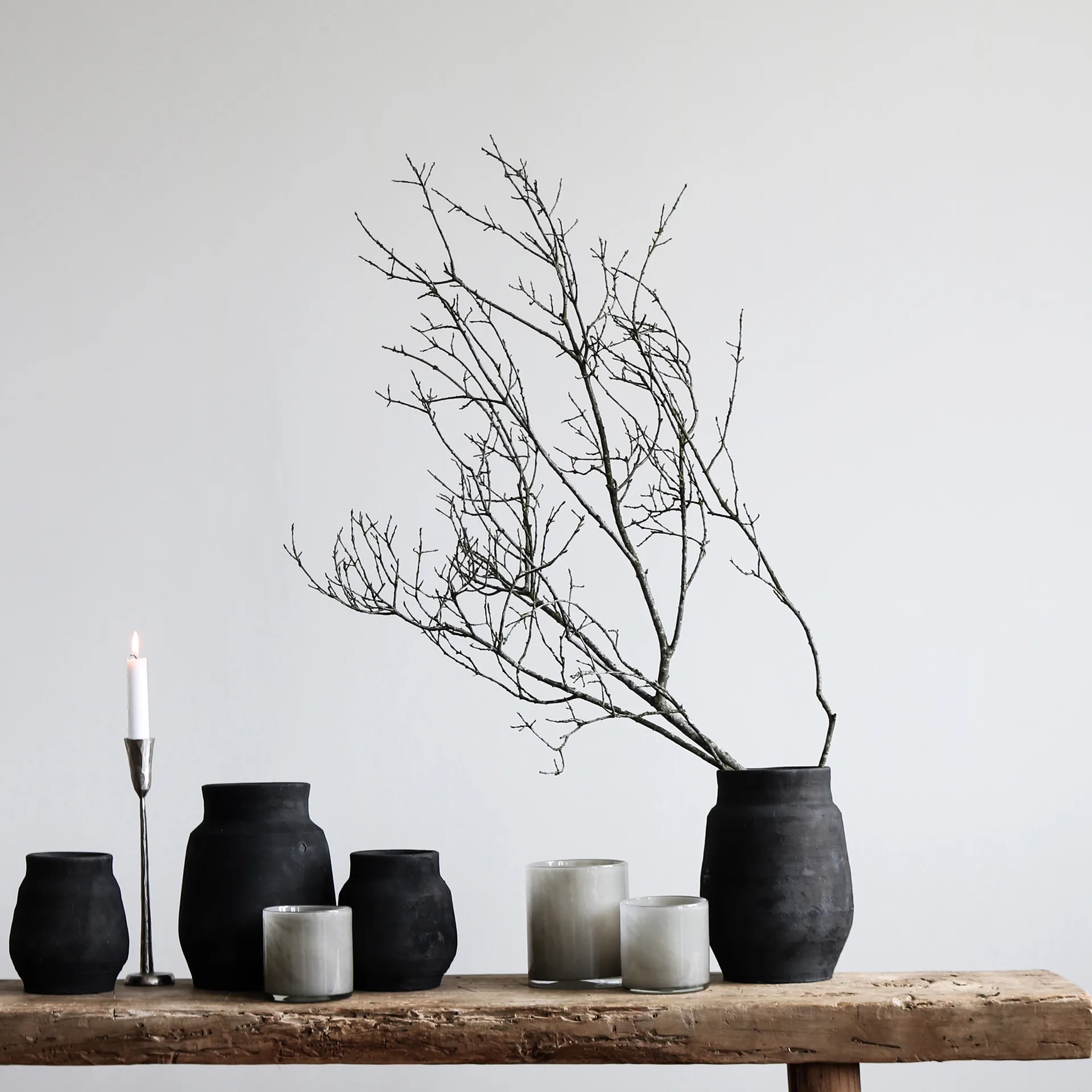 Hero flower pot L Ø15 cm, Black Tell Me More