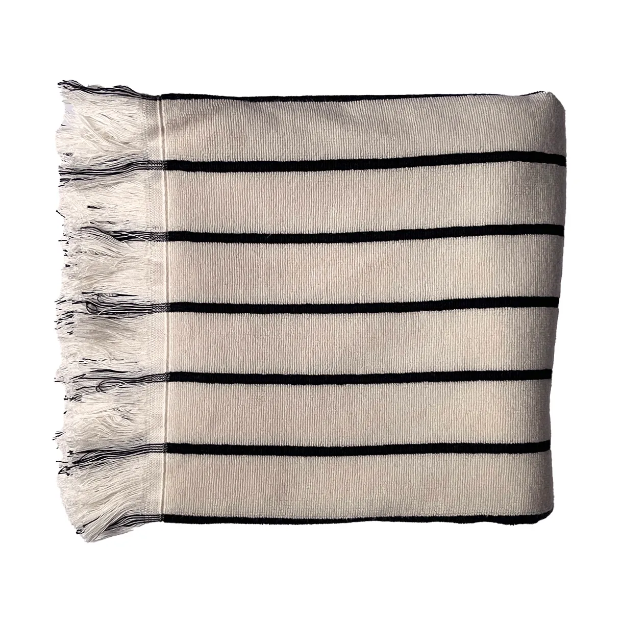 Juno bath towel 100x180 cm, Black Tell Me More