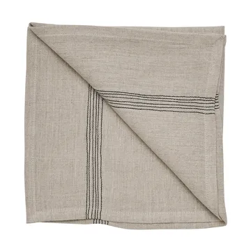 Livia linen napkin 45x45 cm - Beige - Tell Me More