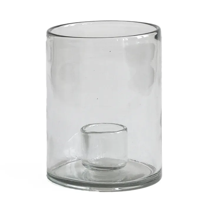 Luna candle sticks Ø12 cm - Clear - Tell Me More