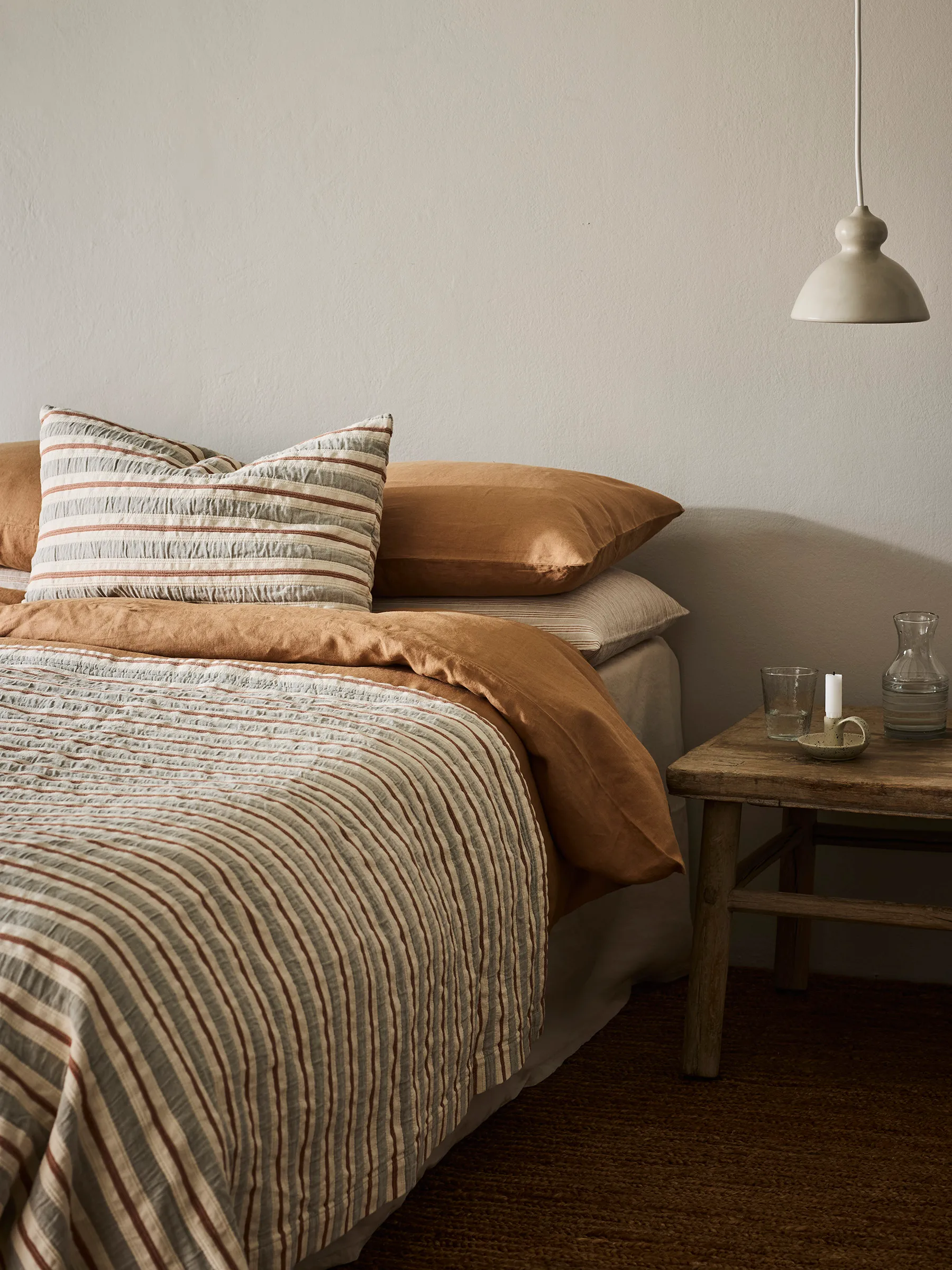 Malva cushion cover 40x60 cm, Gray-rust red Tell Me More