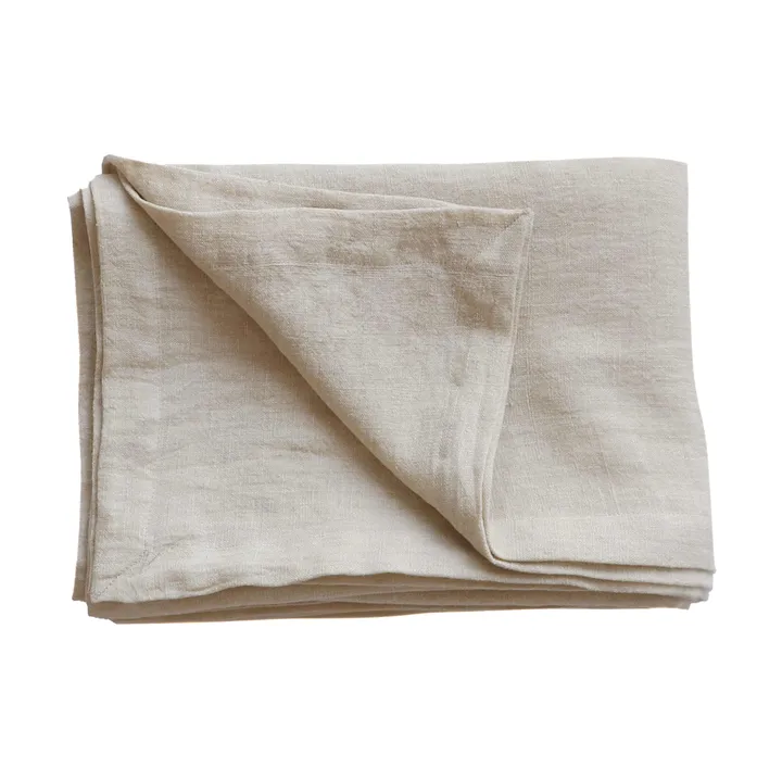 Marion tablecloth linen 175x175 cm - Wheat - Tell Me More