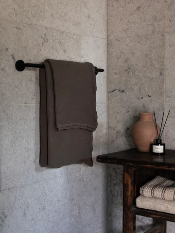 Nella bath towel 100x150 cm - Taupe - Tell Me More