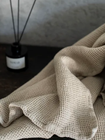 Nella bath towel 70x140 cm - Beige - Tell Me More