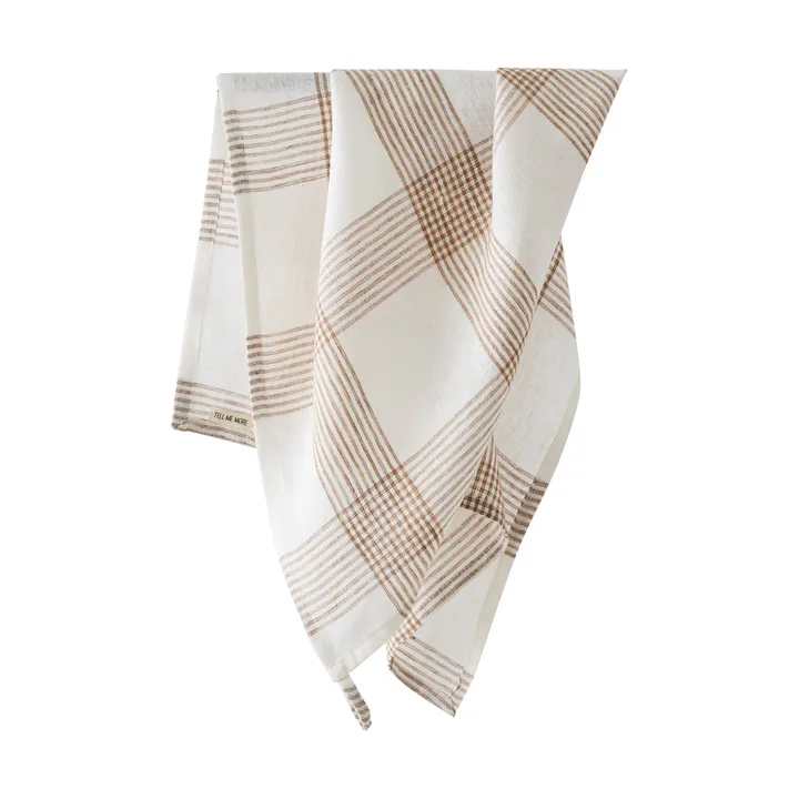 Odette kitchen towel - Brown, 50x70 cm - Tell Me More
