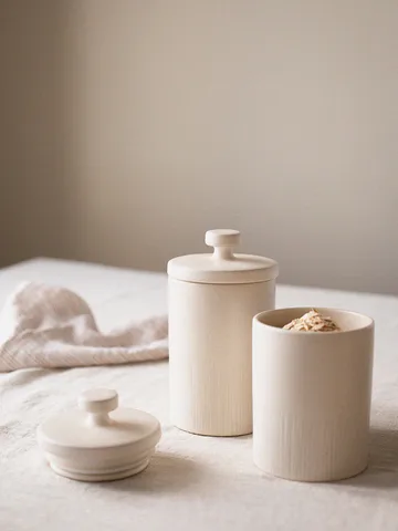 Palermo jar with lid - Offwhite, small 0.95 L - Tell Me More