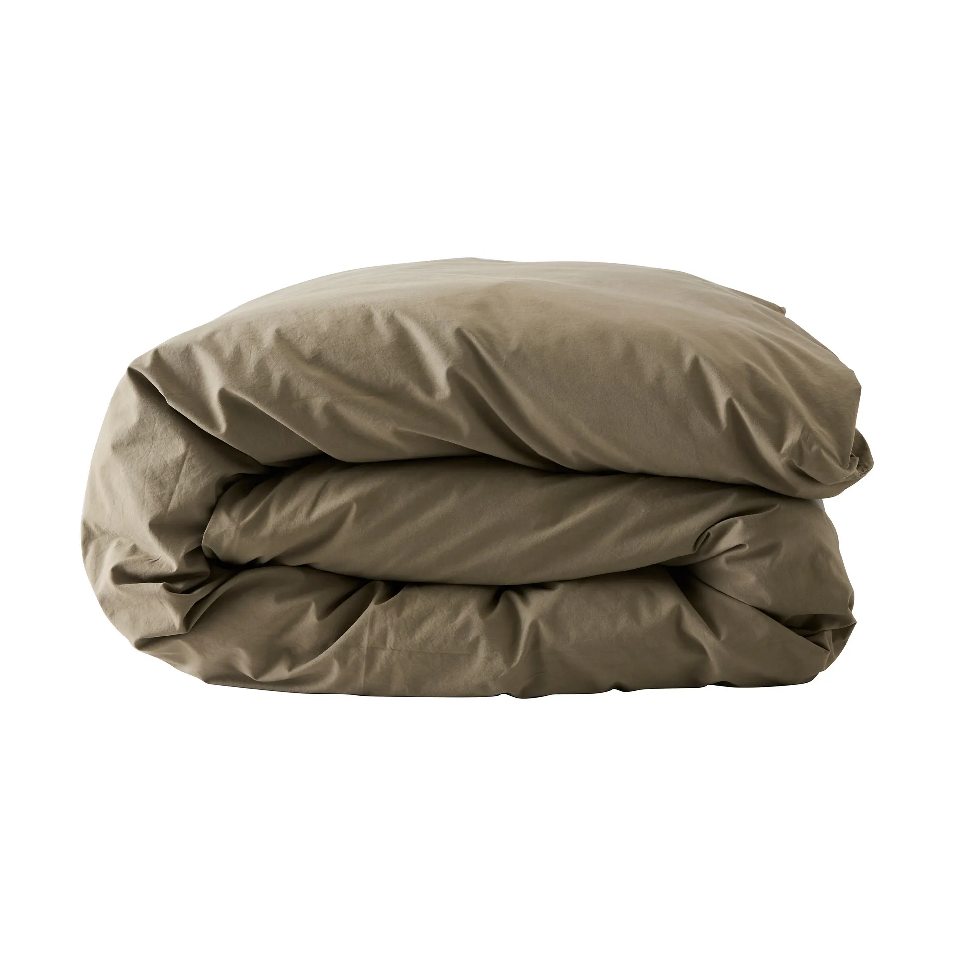 Tell Me More duvet cover cotton, Olive, 220x220 cm Tell Me More