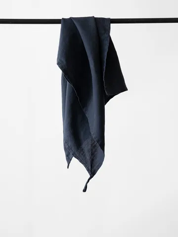 Tell me more kitchen towel linen 50x70 cm - Midnight blue - Tell Me More