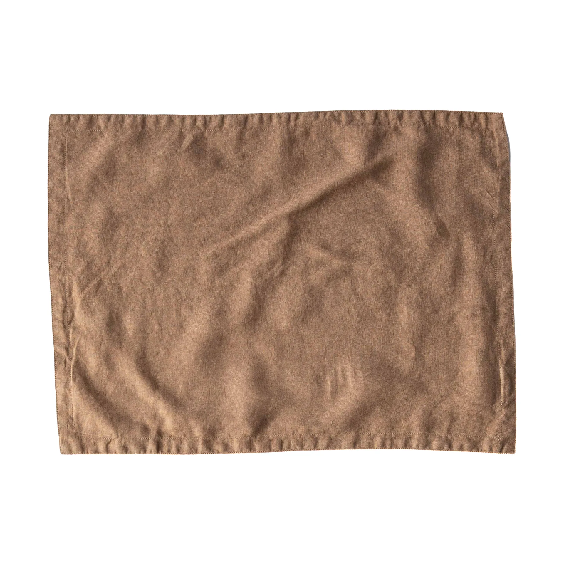 Tell Me More placemat linen 35x50 cm, Hazelnut Tell Me More