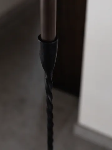 Twist floor candle holder 80 cm - Black - Tell Me More