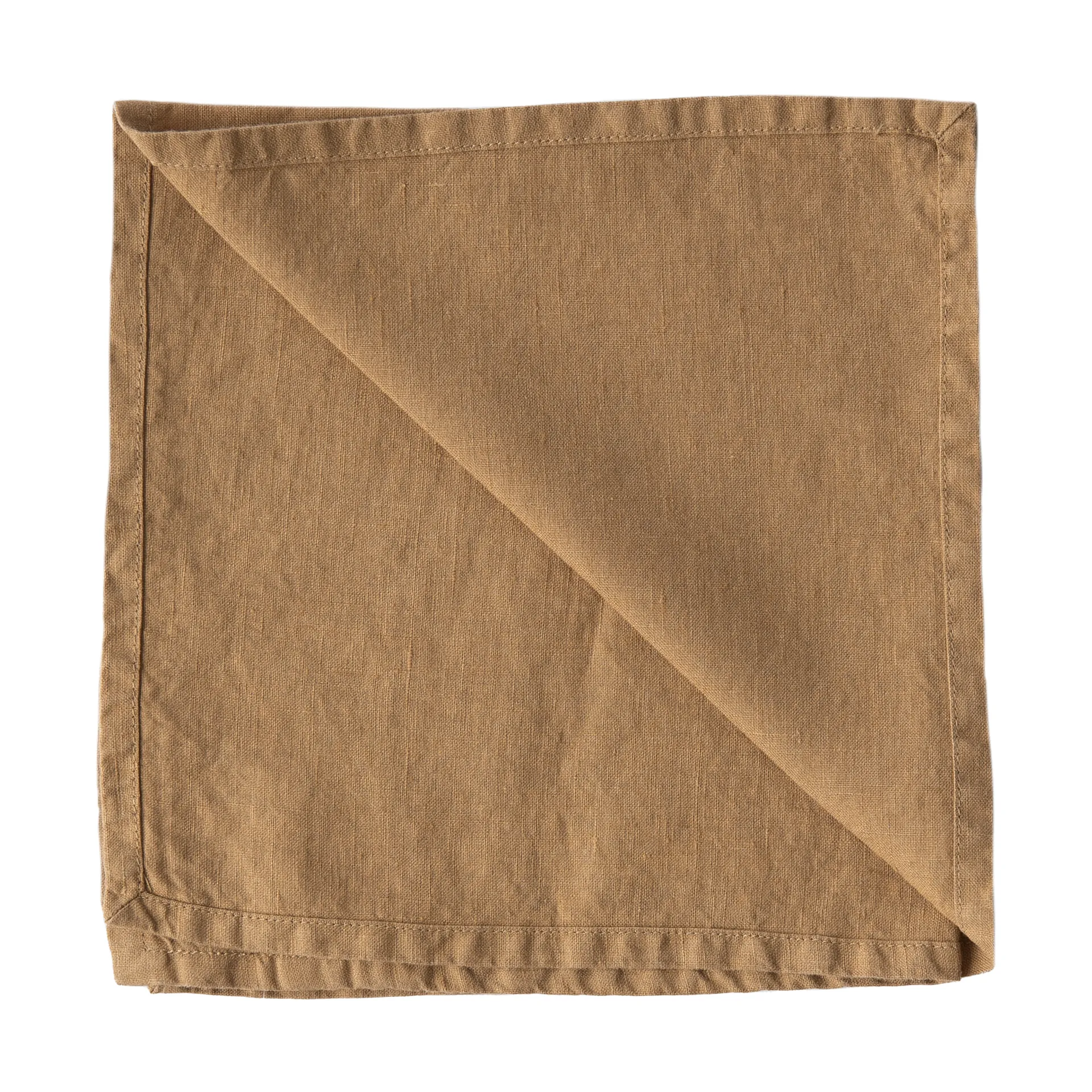 Washed linen napkin, Hazelnut Tell Me More