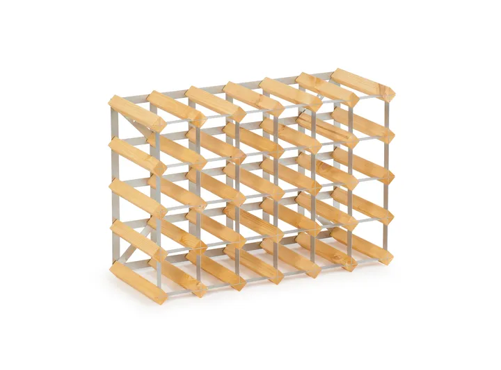 The Swedish Wine Rack Factory wine rack 30 bottles expandable - Light oak - The Swedish Wine Rack Factory