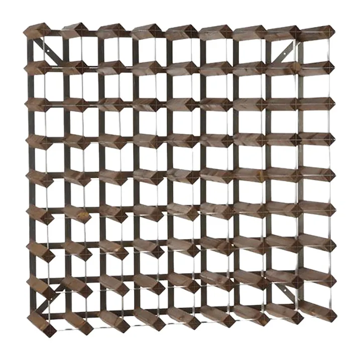 The Swedish Wine Rack Factory wine rack 72 bottles expandable - Dark oak - The Swedish Wine Rack Factory