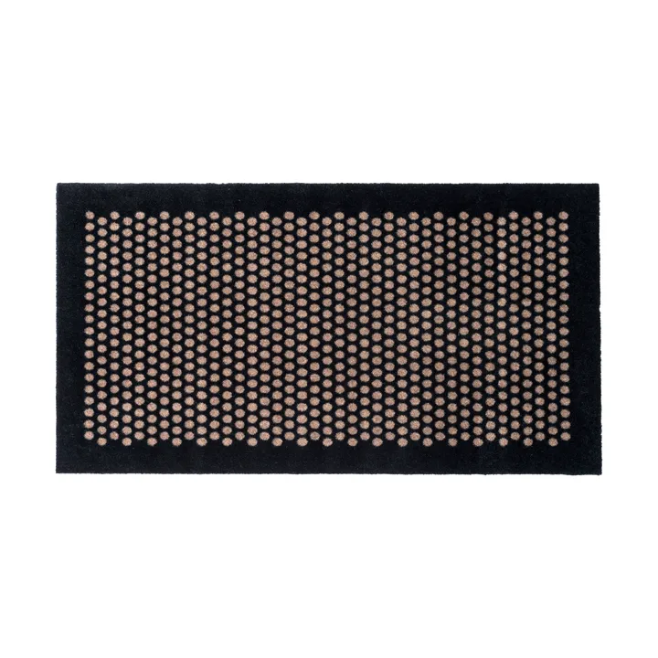 Dot hallway rug - Black-sand. 67x120 cm - tica copenhagen